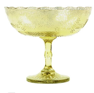 20cm high gold mercury glass footed compote pedestal bowl melbourne hire