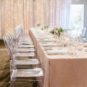 Clear Perspex Victoria Ghost Chair Melbourne Hire