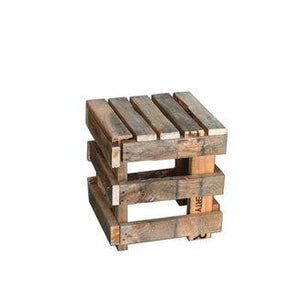 Pallet crate rustic seat stool melbourne hire