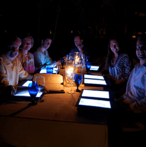 illuminated menus make it easy for guests set of 10
