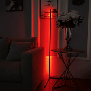 90 degree corner lamp illuminated in red available for immediate dispatch or same-day curbside pickup Melbourne VIC