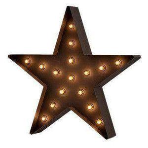 Lantern & Lighting Hire - Marquee Light 75cm Hollywood LED Star Sign Melbourne Hire